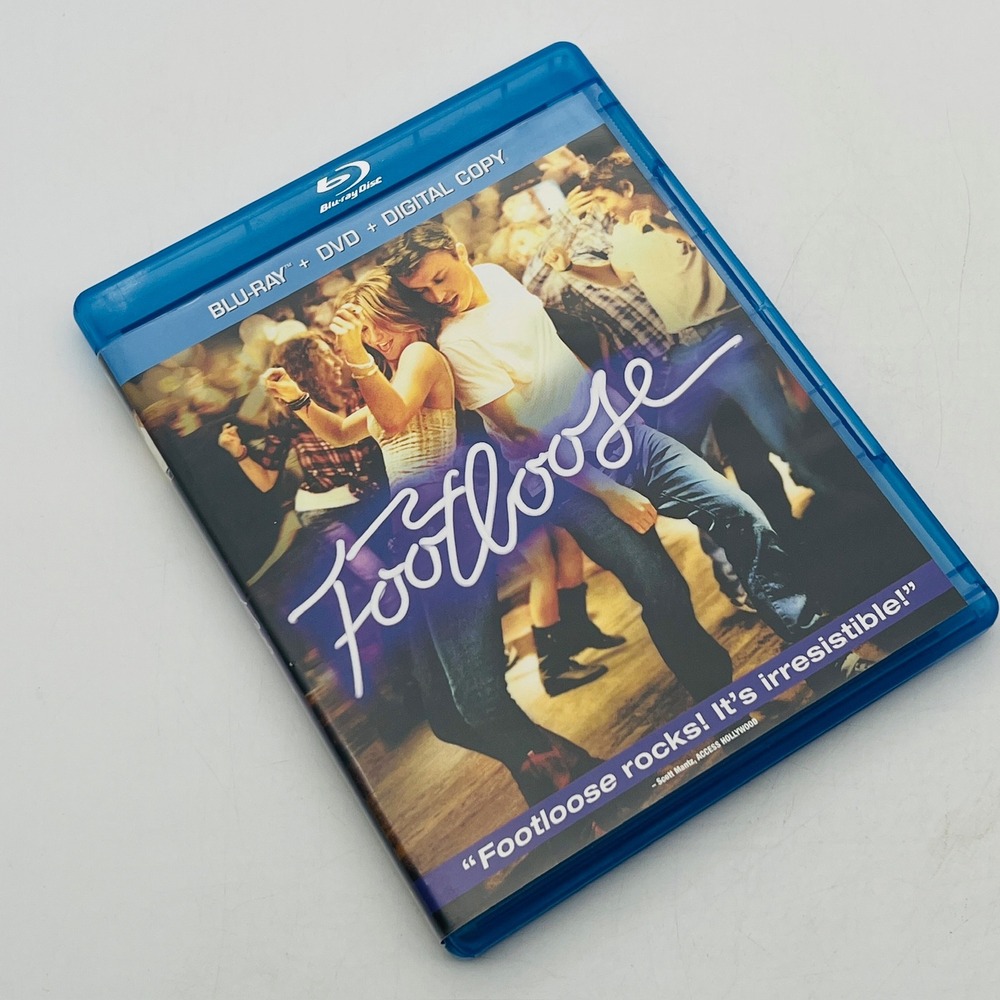 Footloose Blu-ray DVD 2-Disc Set 2011 Remake Kenny Wormald Julianne Hough Movie